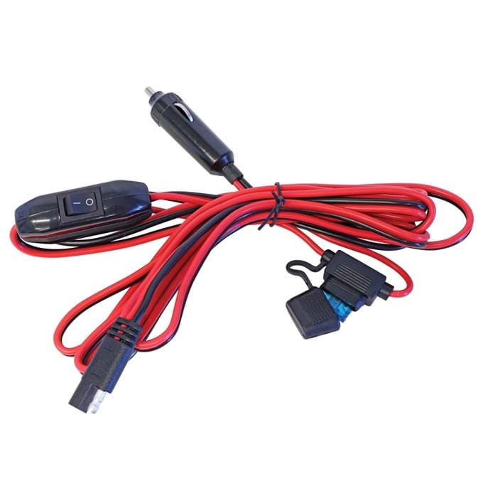 cigarette lighter to 3 pin plug adapter Fimco Lead Wire Adapter With Switch