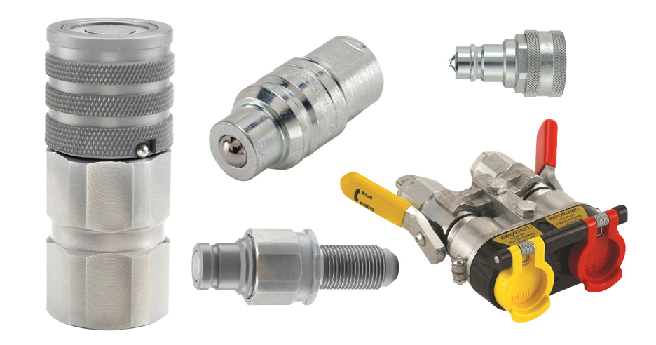 A picture showing 5 Pioneer Hydraulic Couplers