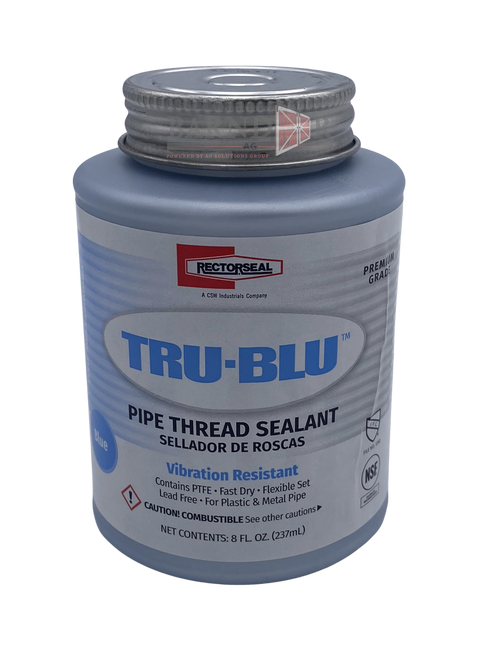 Rectorseal Tru-Blu Liquid Teflon Sealant; 8 oz. Can (RSTB)