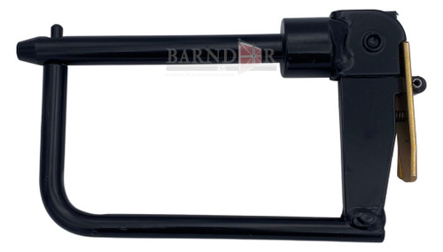 Double HH Lockease Hitch Pin - 5/8 X 4-1/2 Inch, Heavy Duty Hinge Handle With Lock, Powder Coated