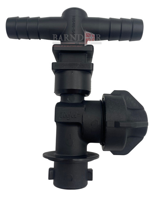 TeeJet 1/2″ Quick Diaphragm Check Valve Nozzle Body, QJ200 | 19350
