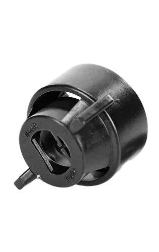 TeeJet Quick Cap, 25612, Black Cap and Gasket | 114441A-1-CELR