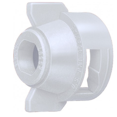 TeeJet Quick Cap, 25598, White Cap and Gasket | 114443A-2-CELR