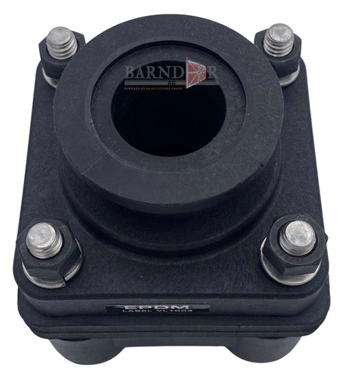Banjo 1" Flange X 1" Female Thread Bolted Tank Fitting w. EPDM MBF100