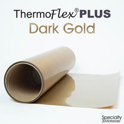 Dark Gold (Metallic) - 15" x 5 Yard Roll - ThermoFlex Plus