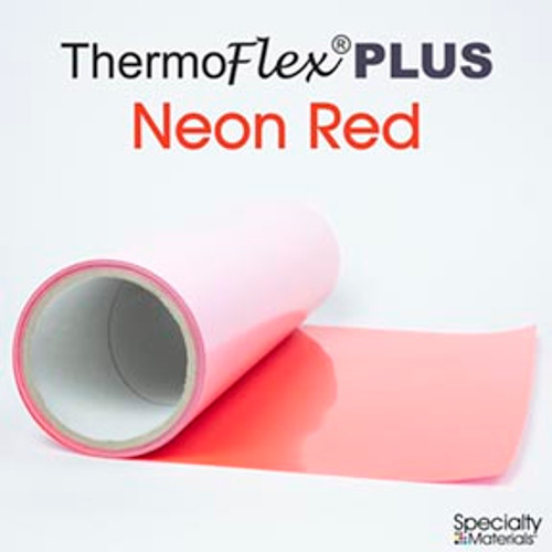 Neon Red - 15" x 5 Yard Roll - ThermoFlex Plus