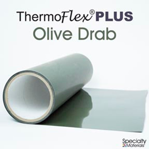 Olive Drab - 15" x 5 Yard Roll - ThermoFlex Plus