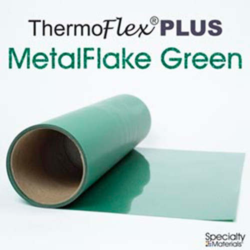 Metal Flake Green - 15" x 10 Yard Roll - ThermoFlex Plus