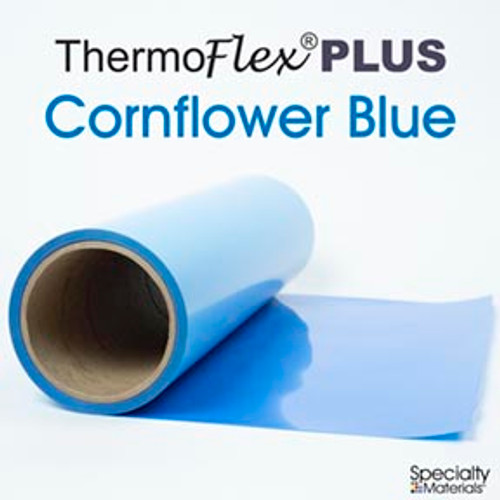 Cornflower Blue - 12" x 1 Yard Roll - ThermoFlex Plus