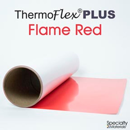 Flame Red - 12" x 1 Yard Roll - ThermoFlex Plus