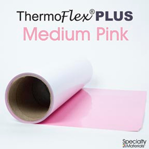 Medium Pink - 12" x 1 Yard Roll - ThermoFlex Plus