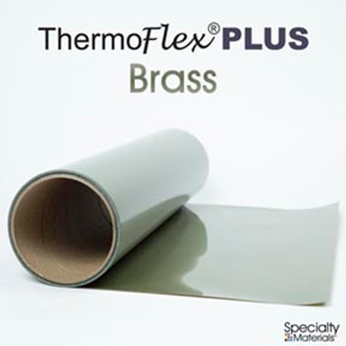 Brass (Metallic) - 12" x 5 Yard Roll - ThermoFlex Plus