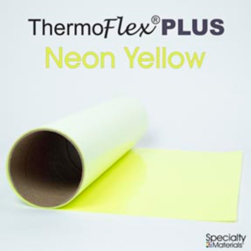Neon Yellow - 12" x 5 Yard Roll - ThermoFlex Plus