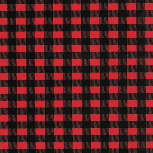 Red Buffalo Plaid - 12" x 12" Sheet - ThermoFlex® Fashion Patterns