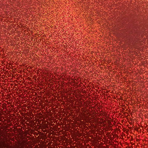 Glitter Cherry Red - 12" x 12" Sheet - VW Fantasy Films