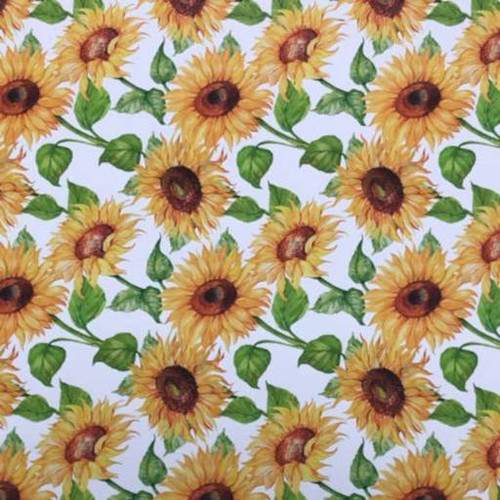 Sunflowers - 12" x 12" Sheet - Patterned Heat Transfer