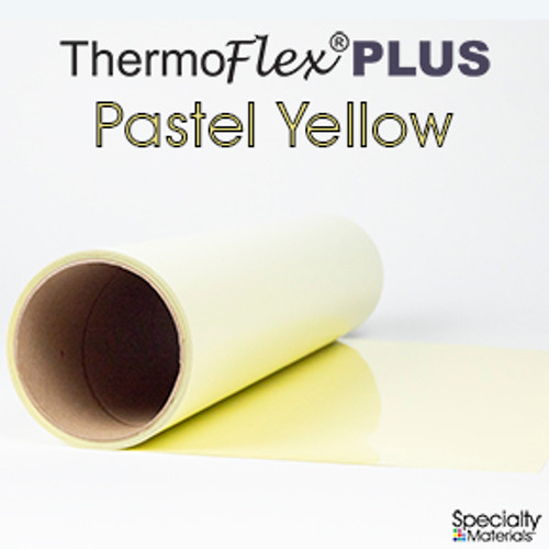 Pastel Yellow - 15" x 1 Yard Roll - ThermoFlex Plus