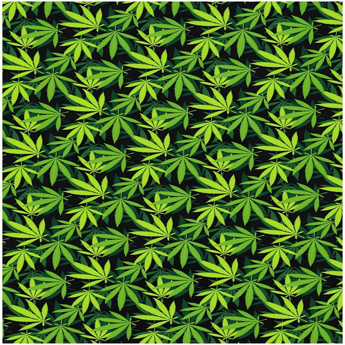 Green Marijuana - 12" x 12" Sheet - ThermoFlex® Fashion Patterns