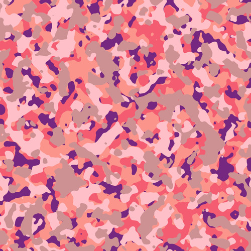 Pink Camo - 12" x 12" Sheet - Pattern Adhesive Vinyl