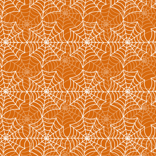 Orange Webz - 12" x 12" Sheet - Pattern Adhesive Vinyl