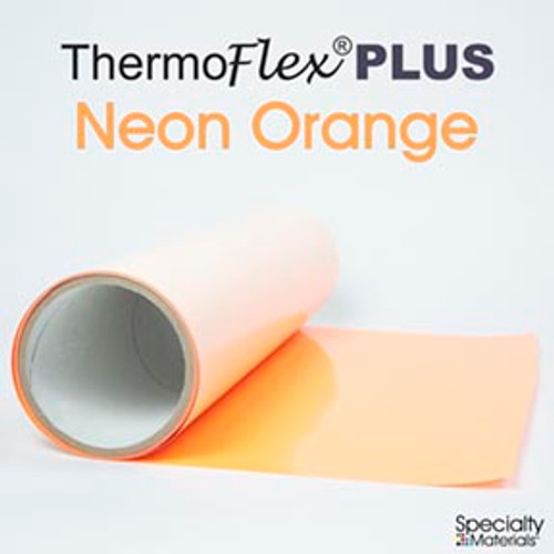 Neon Orange - 12" x 1 Yard Roll - ThermoFlex Plus