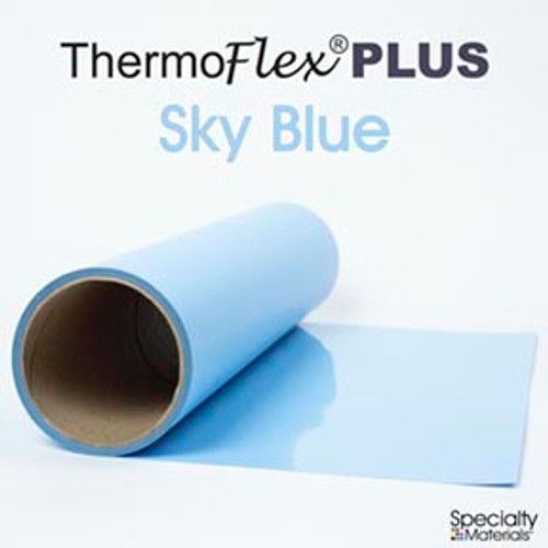 Sky Blue - 12" x 10 Yard Roll - ThermoFlex Plus