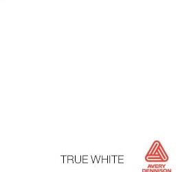 True White- 12" x 12" Sheet -Avery Permanent Adhesive Vinyl