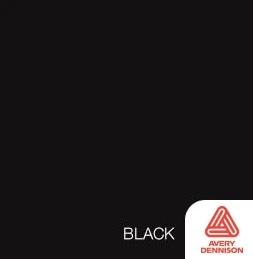 Black- 12" x 12" Sheet -Avery Permanent Adhesive Vinyl