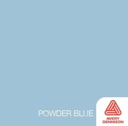 Powder Blue- 12" x 12" Sheet -Avery Permanent Adhesive Vinyl