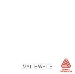 Matte White- 12" x 10ft Roll -Avery Permanent Adhesive Vinyl
