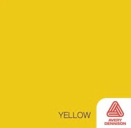Yellow- 12" x 10ft Roll -Avery Permanent Adhesive Vinyl