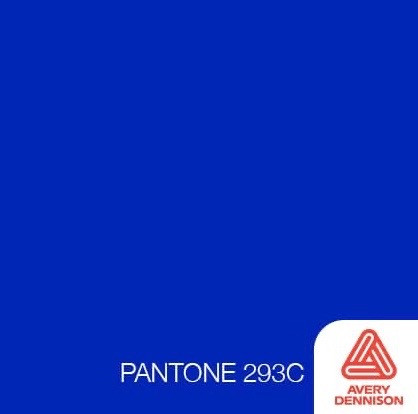 Byzantine Blue-Pantone 293- 12" x 5ft Roll -Avery Permanent Adhesive Vinyl