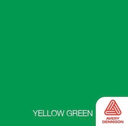 Yellow Green- 12" x 5ft Roll -Avery Permanent Adhesive Vinyl