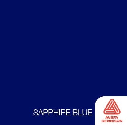 Sapphire Blue- 12" x 10ft Roll -Avery Permanent Adhesive Vinyl