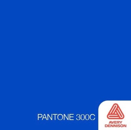 Ocean Blue-Pantone 300- 12" x 5ft Roll -Avery Permanent Adhesive Vinyl
