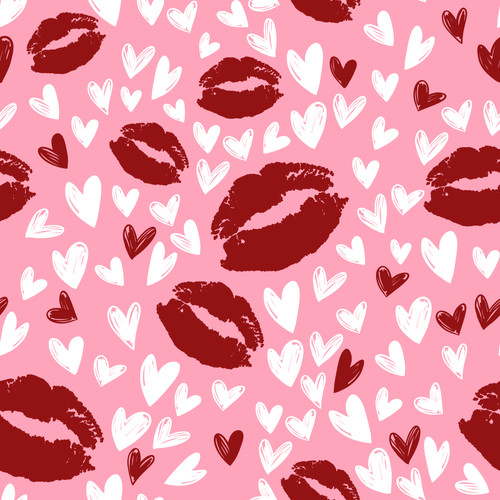 Kisses - 12" x 12" Sheet - Pattern Adhesive Vinyl