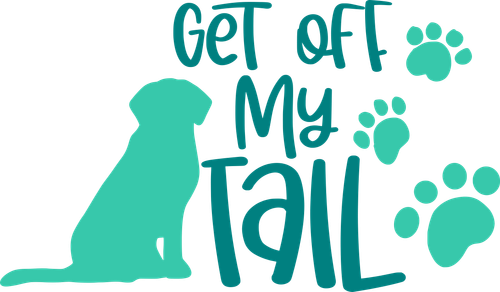 Get Off My Tail Vinyl Decal 
