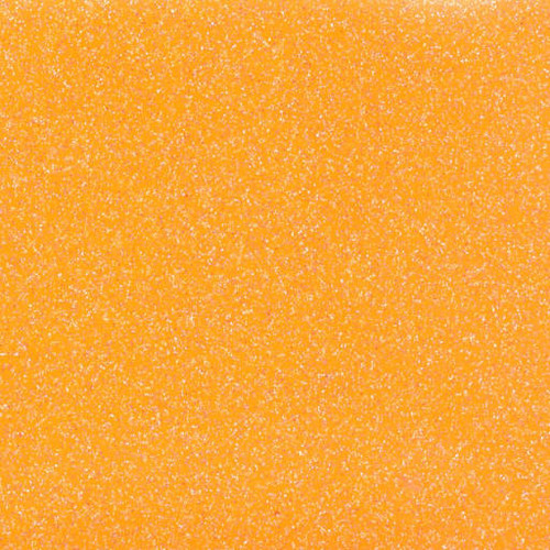 Metal Flake Orange - 15" x 12" Sheet - ThermoFlex Plus