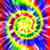 Rainbow Tie Dye - 12" x 12" Sheet - Pattern Adhesive Vinyl