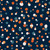 Navy Orbits - 12" x 12" Sheet - Pattern Adhesive Vinyl