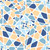 Aqua Mosaic  - 12" x 12" Sheet - Pattern Adhesive Vinyl