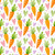 Plaid Carrots - 12" x 12" Sheet - Pattern Adhesive Vinyl