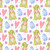 Easter Gnomes - 12" x 12" Sheet - Pattern Adhesive Vinyl