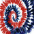 Fourth Of July Tie Dye #1 - 12" x 12" Sheet - Pattern Adhesive Vinyl