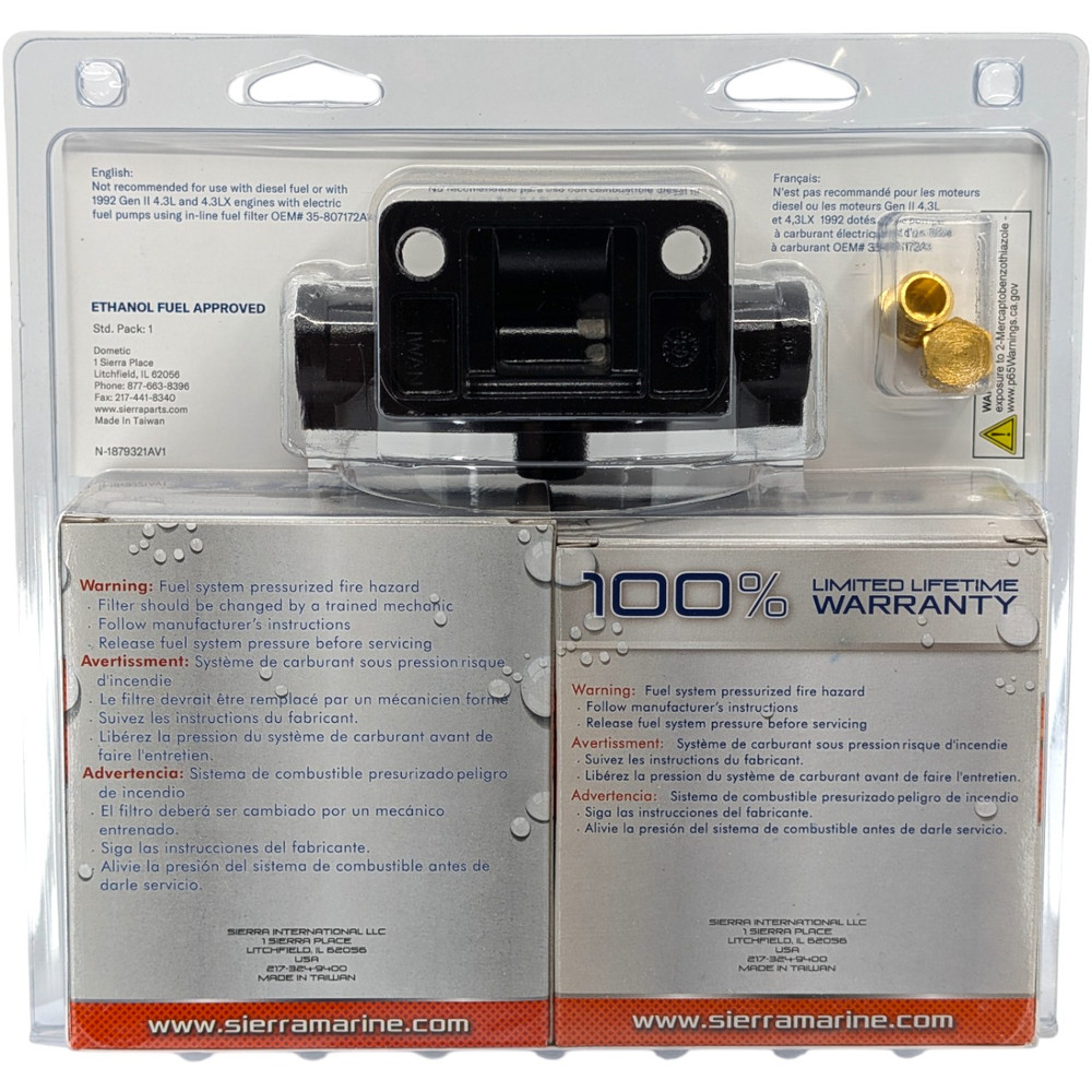 Aftermarket Racor S3213 Fuel Filter Assembly Sierra 18-7932-1