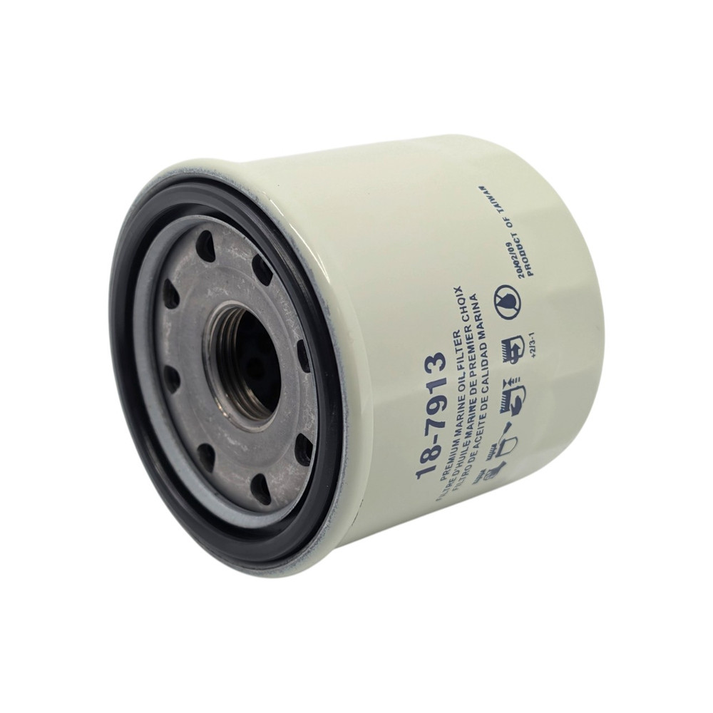 Sierra 18-7913 Mercury Outboard 35-8M0162832 Oil Filter - top label and body detail