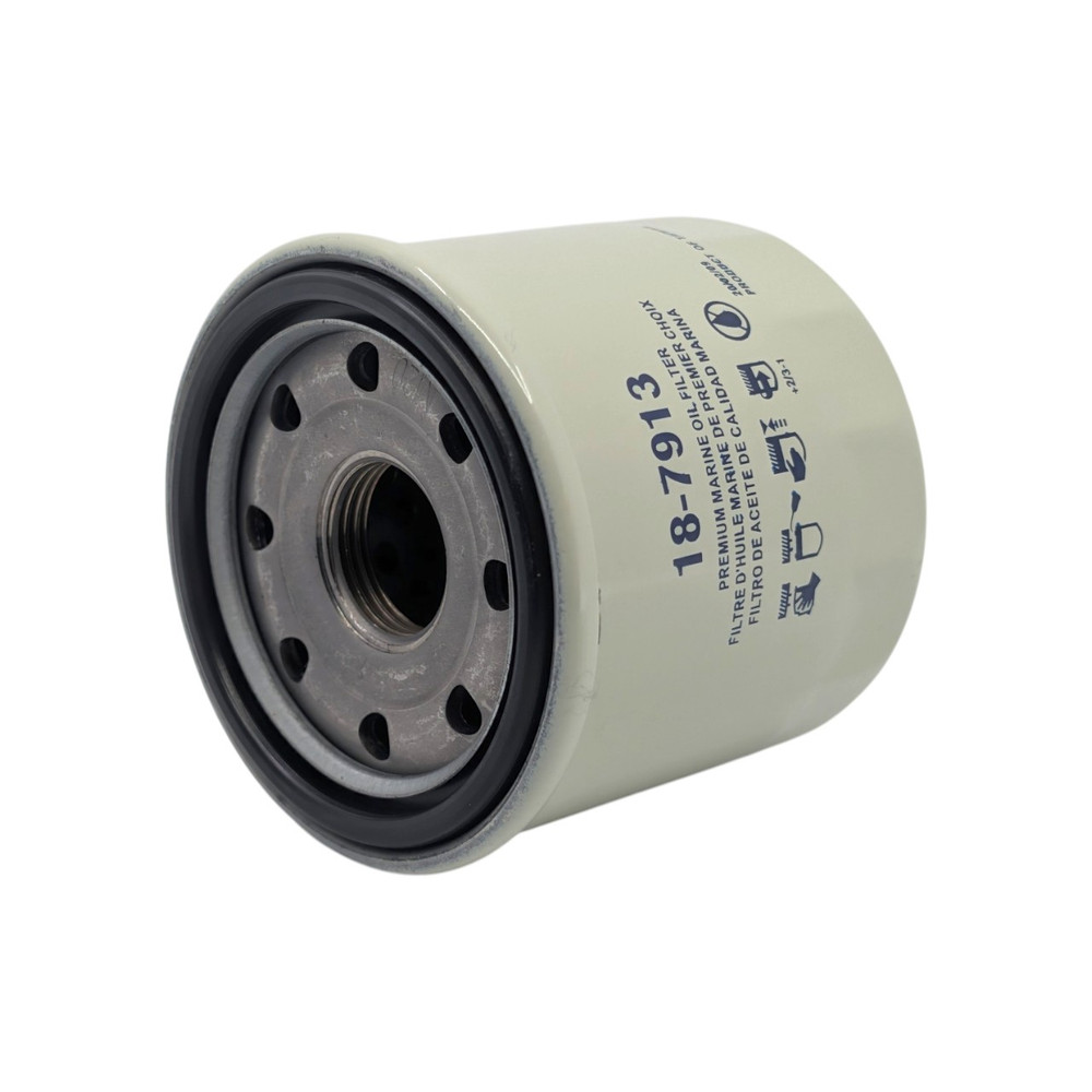 Sierra 18-7913 Mercury Outboard 35-8M0162832 Oil Filter - filter canister side profile