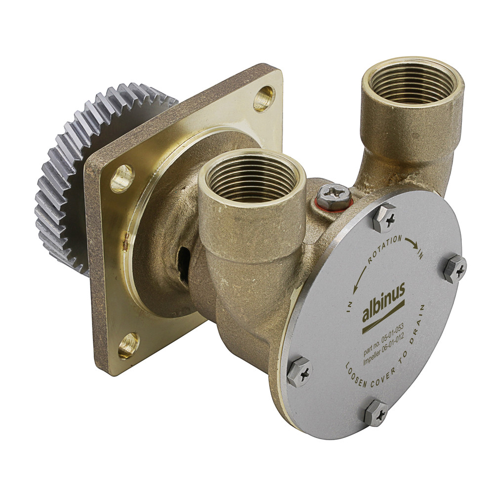 Albinus 05-01-053 seawater pump replacing Caterpillar 425-5421 for C1.5 and C2.2 generators