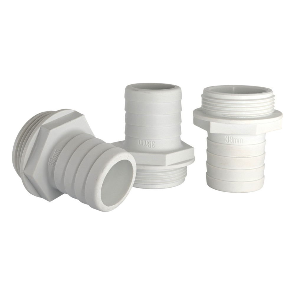 Aquavalve Hose Tail 38Mm 3 Pack Trudesign