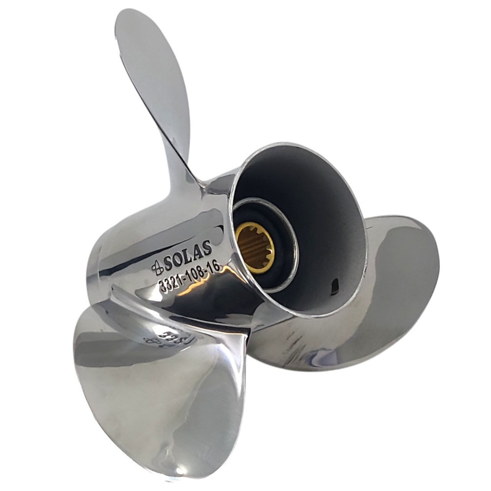 Honda outboard general purpose Solas stainless steel 3 blade propeller